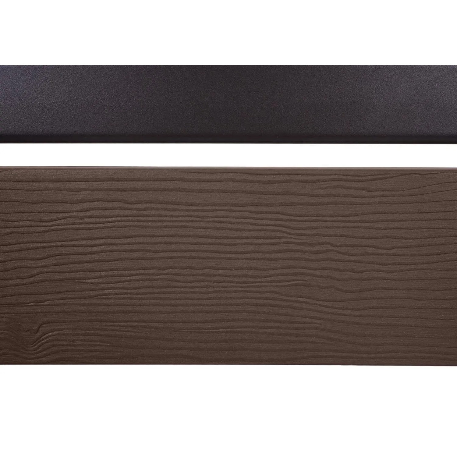 MCW Alu Mülltonnen-Zaun K57 Braun 130x110x6cm_4