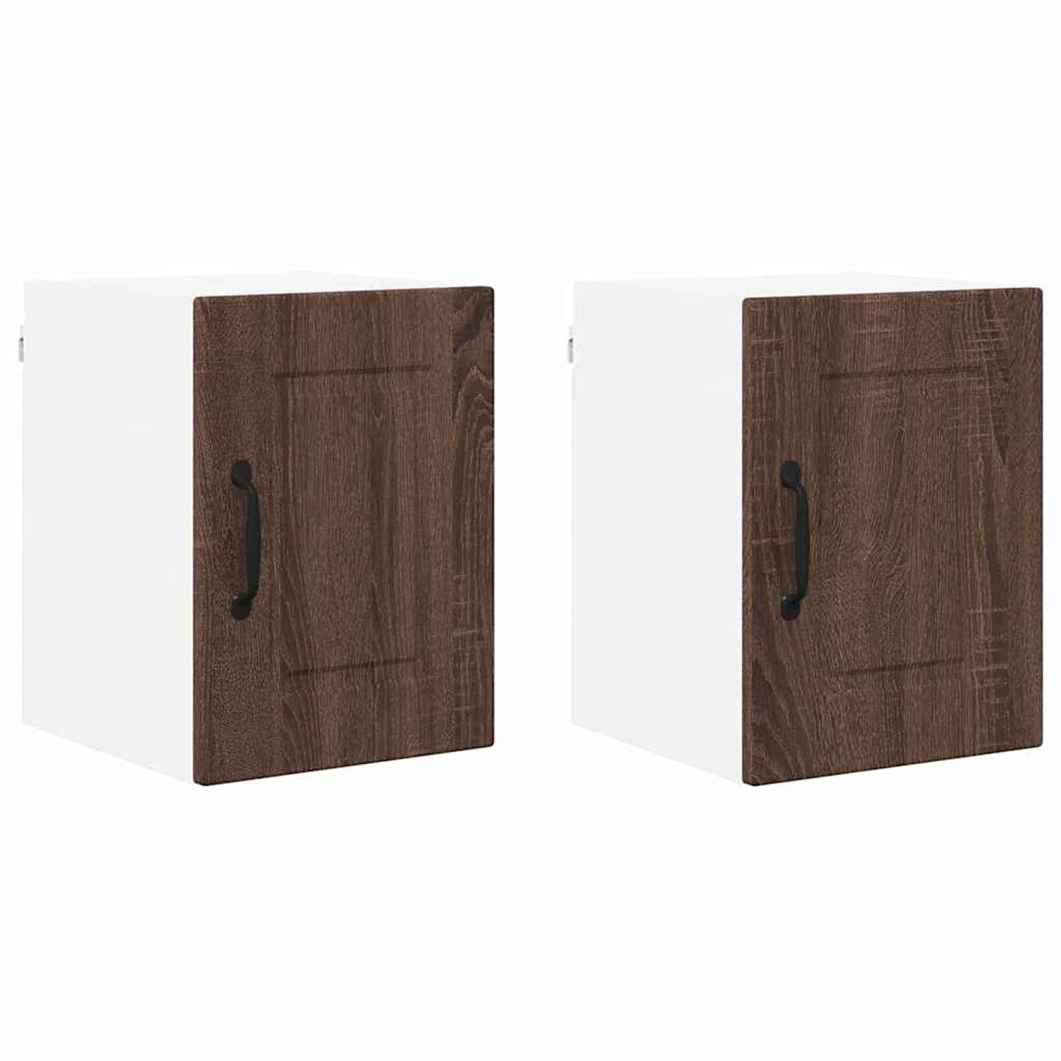 vidaXL Küchenwandschrank 2 Stk Braun Eichen-Optik 30 x 31 x 40 cm 885220 günstig online kaufen