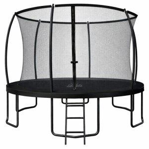 Zero Gravity Trampolin Outdoor 366cm TÜV GS Smartes Klappnetz mit Leiter