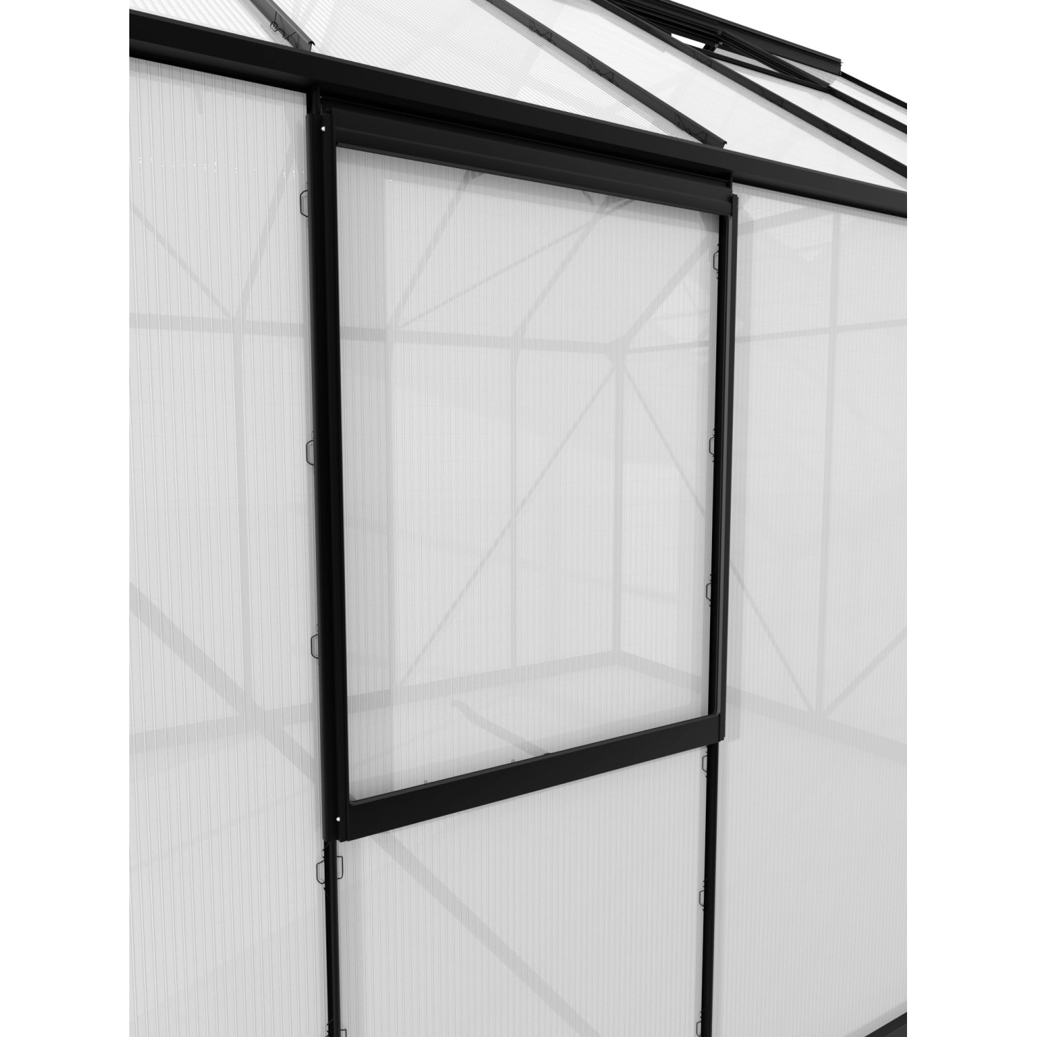 Vitavia Seitenfenster V HKP 6 mm Schwarz 59,5 cm x 79,2 cm