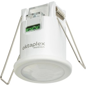 Oktaplex Ron Bewegungsmelder, Decken-PIR-Sensor, 360° Erfassung, 8m Reichweite.