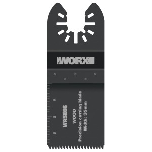 Worx WA5016 Präzisions-Sägeblatt für Multifunktionswerkzeug, Endcut, zum Sägen von Holz und PVC.