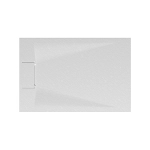 Rechteckige, extraflache Schulte Duschwanne ExpressPlus DWM-Tec, 120x80 cm, in Weiß.