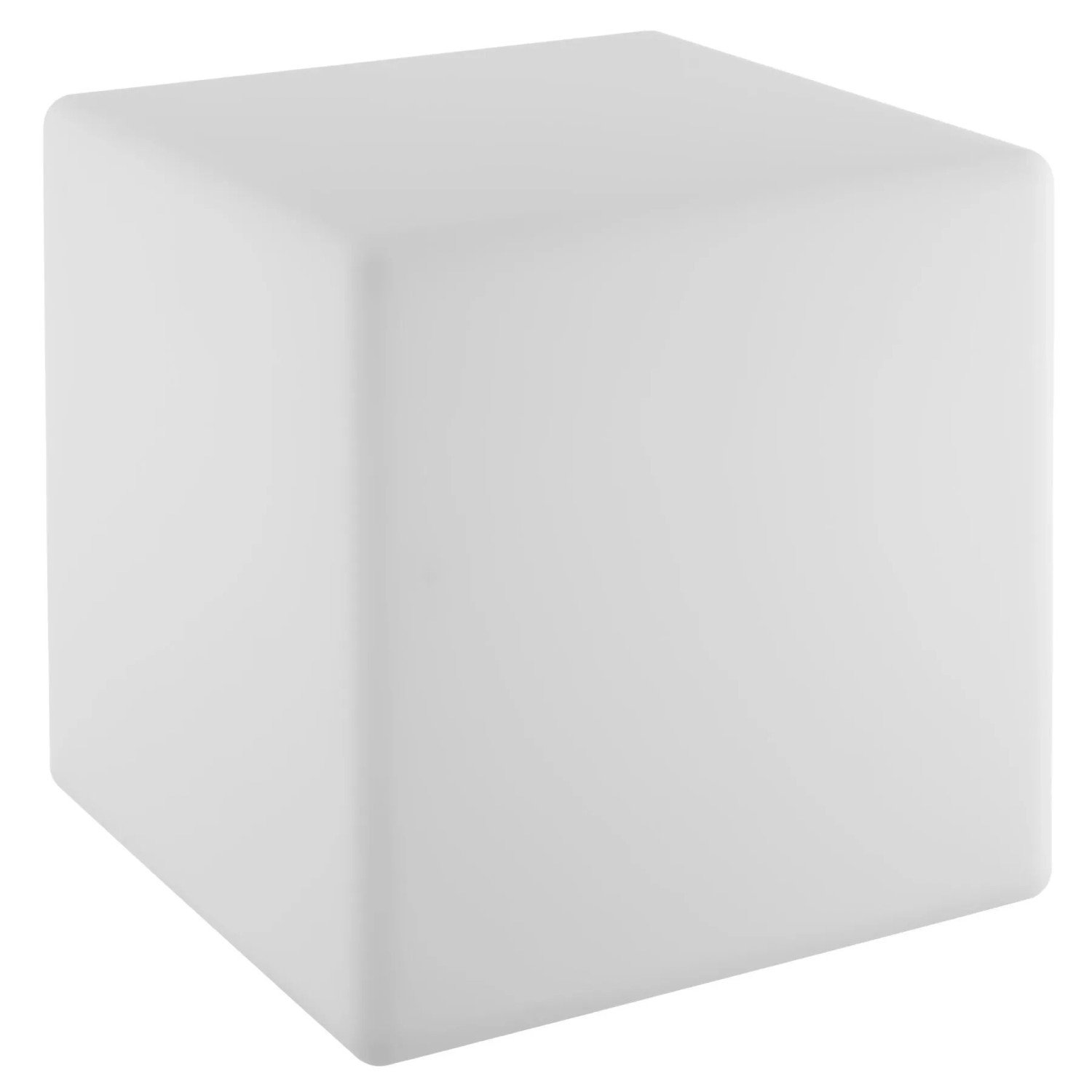 Tectake Leuchtwürfel Luminous Cube Mit Led Beleuchtung  12 W 16 Rgb Farben und 5 Lichtmodi S  35 x 35 x 35 cm  35 x 35 x 35 cm Weiß
