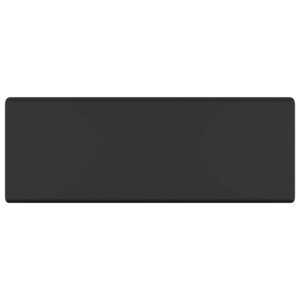 vidaXL Luxus-Waschbecken Überlauf Quadratisch Matt Schwarz 41x41 cm 146953