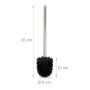 Relaxdays Toilettenbürste 2er Set Kunststoff Edelstahl Schwarz Abnehmbar mit 4 Ersatzköpfen 35 cm x 8 cm 70 g_4