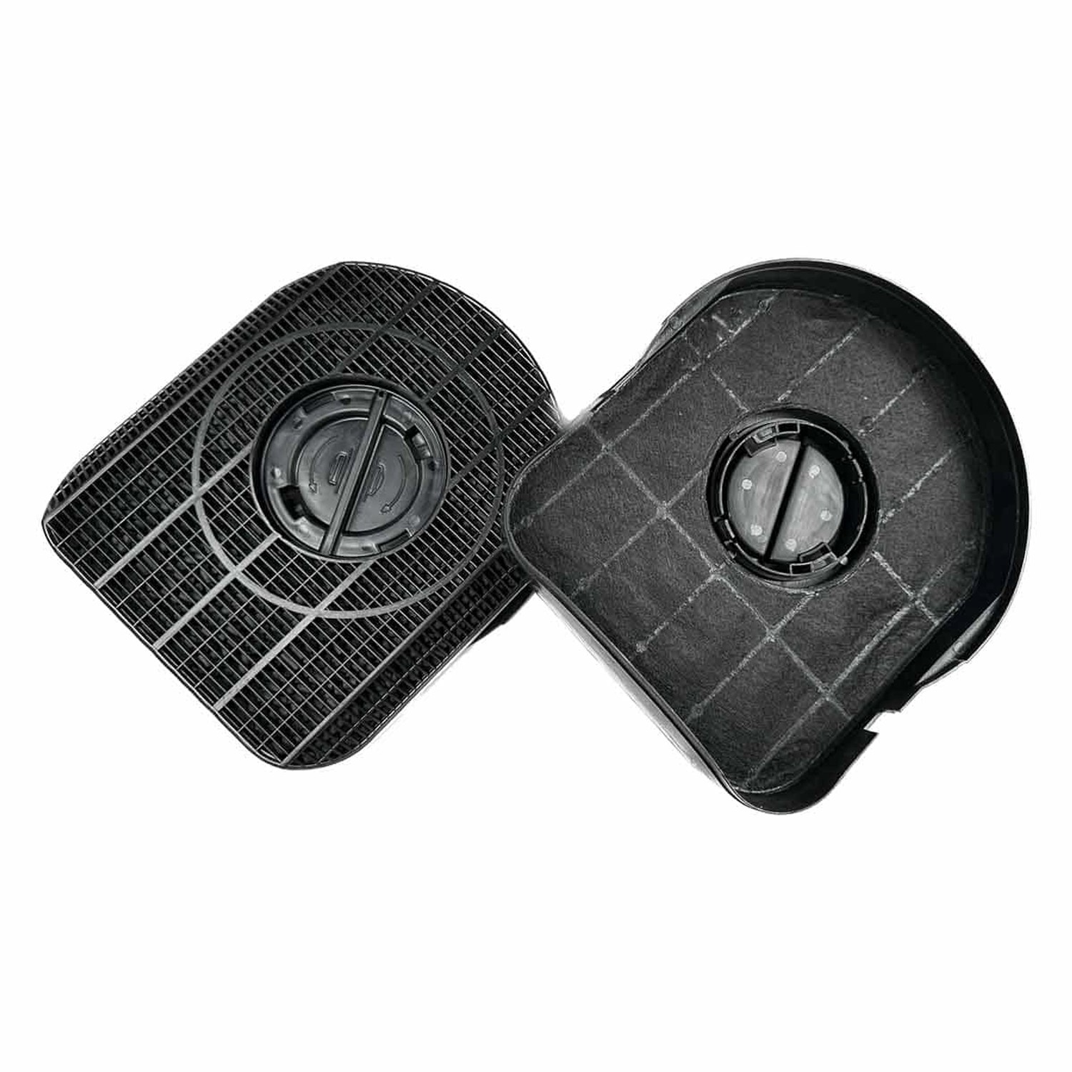 AIR2GO Aktivkohlefilter für Candy Dunstabzugshauben, 2er-Set.