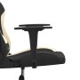 vidaXL Gaming-Stuhl mit Massagefunktion Schwarz und Creme Stoff 345469_10