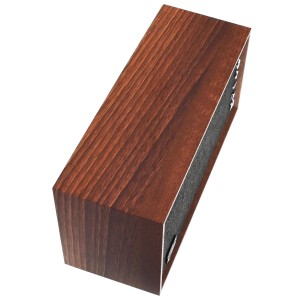 Dynavox Audioplayer Radio FMP3 BT im Holzgehäuse, Ansicht von oben.