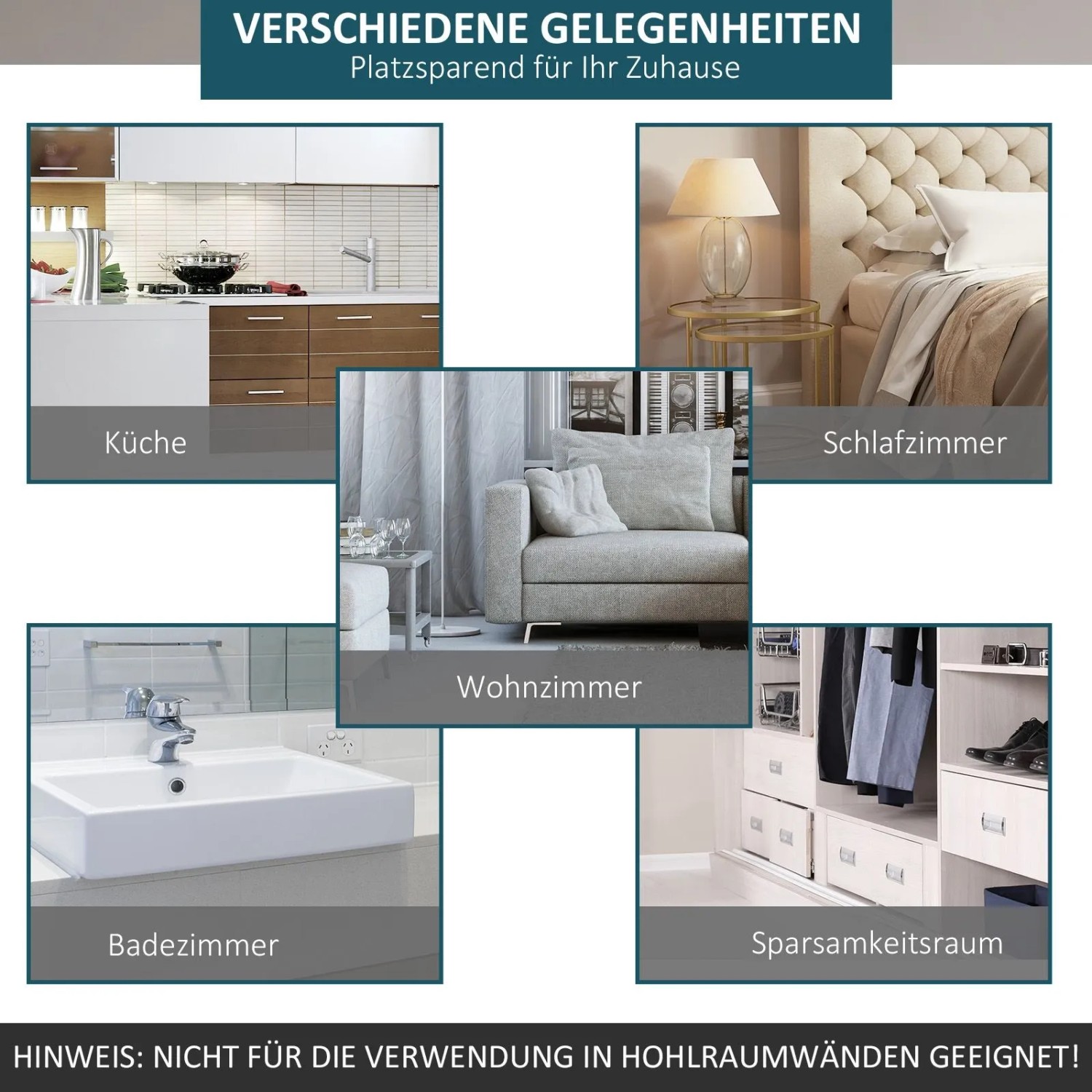 Schiebetür-Beschlagsatz: Platzsparende Nutzung in Küche, Schlafzimmer, Wohnzimmer, Bad und mehr. Vielseitig.