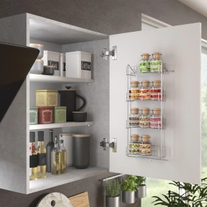 SOTECH Nobilia Gewürzregal für 12 Gewürzdosen