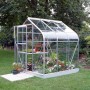 Vitavia Gewächshaus Orion 3800 aus Alu mit Pflanzen, Kräutern und Gemüse auf 3,8 m² Fläche.