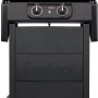 Schwarzer Enders Elektrogrill eCrave 2 mit Garhaube und Seitenablagen, 99x103cm.