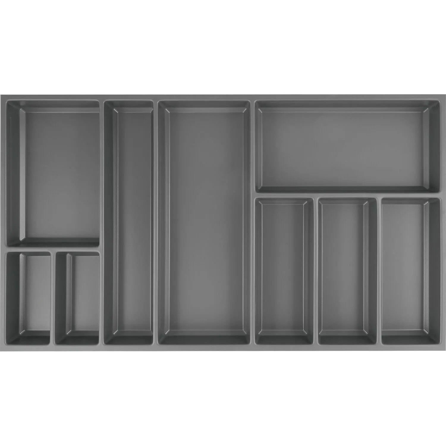 Agoform Besteckeinsatz Sky 820x53x473mm Schubladeneinsatz Kunststoff Schiefergrau