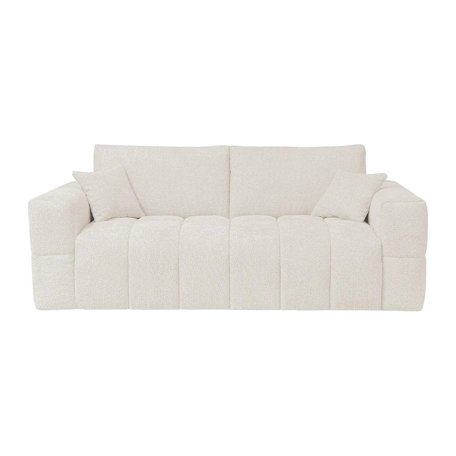 Vente-unique Schlafsofa Issoro Beige 215 cm