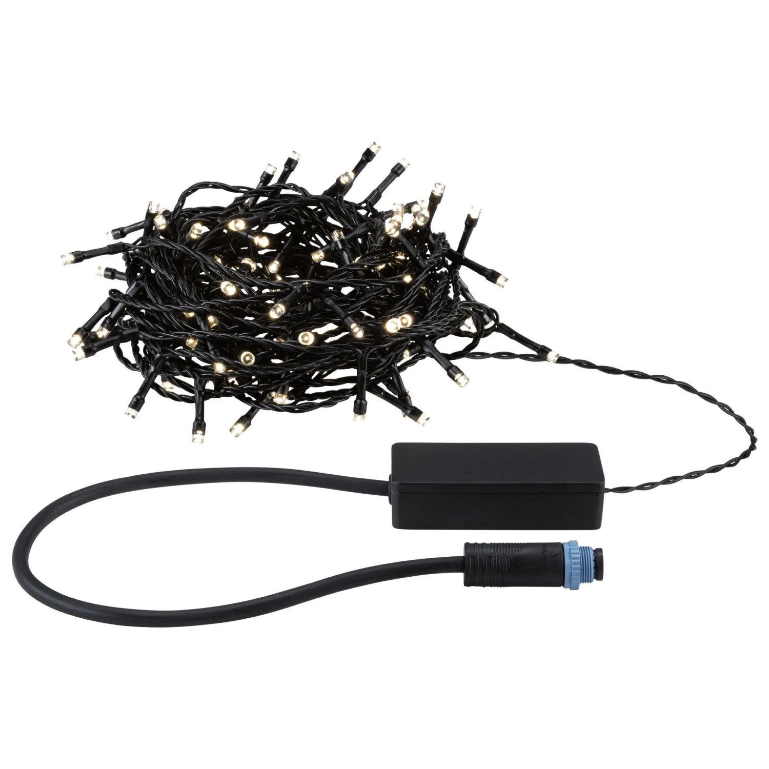 Paulmann LED-Lichterkette Yuna Plug & Shine Warmweiß Schwarz 10 m