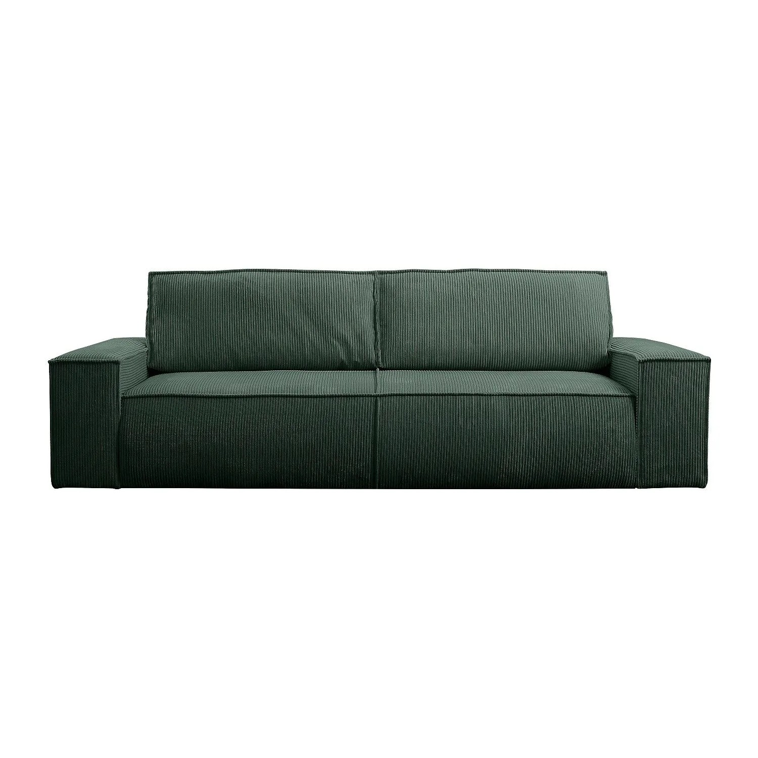 Vente-unique Schlafsofa Amelia Tannengrün 257 cm