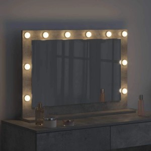 vidaXL Waschtischspiegel Rechtwinklig Beton Grau 80 x 55 x 18 cm 868296