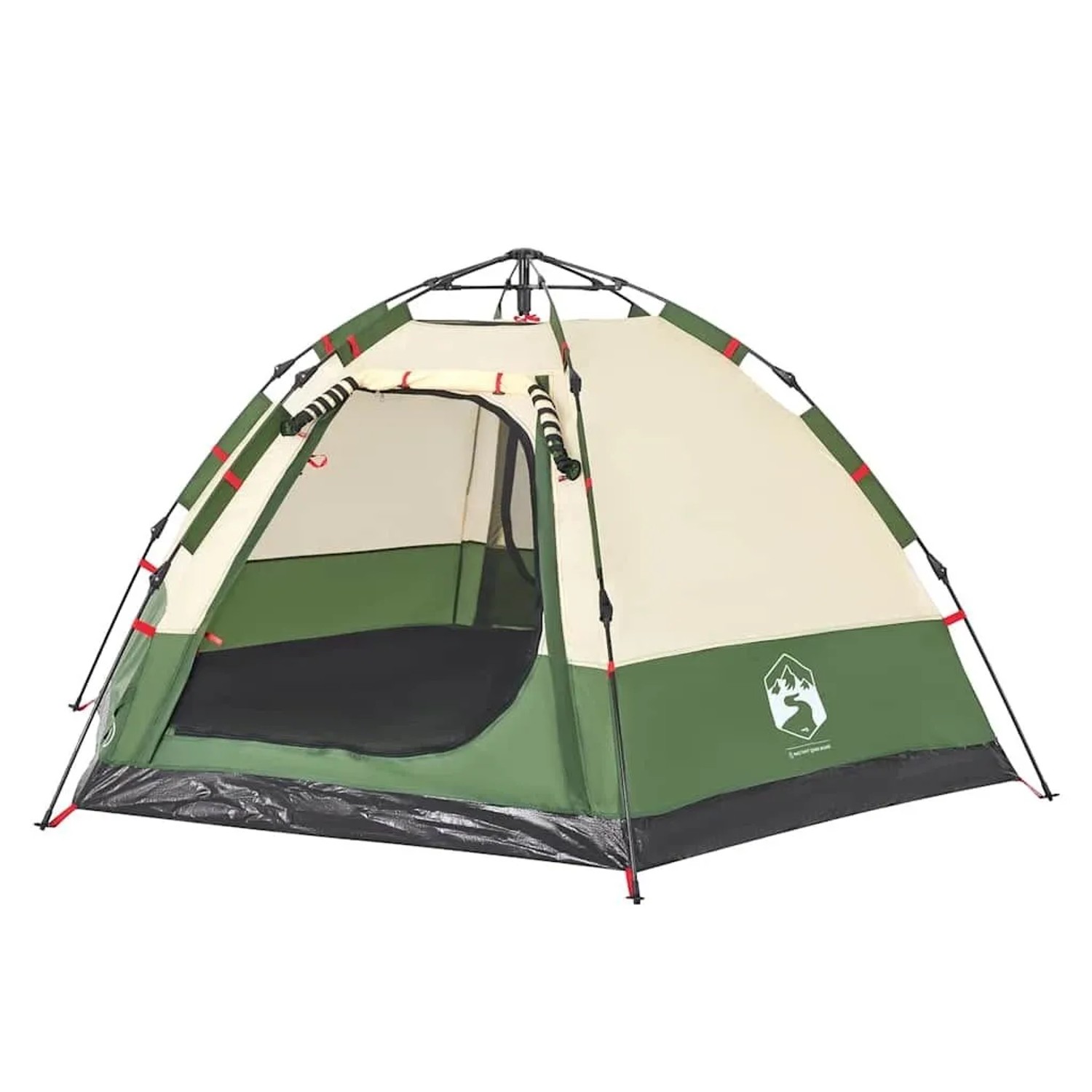 vidaXL Campingzelt 4 Personen Grün Quick Release 4005335 günstig online kaufen