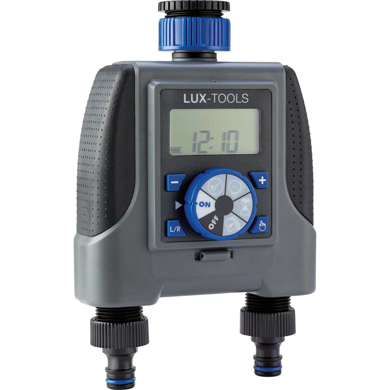 LUX Digitaler Bewässerungscomputer EBC-8/2 zur automatischen Gartenbewässerung.
