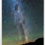 Könighaus Infrarotheizung mit Sternenhimmel-Motiv, 60x100 cm, 800W. Elektrische Heizung mit Galaxie-Design.