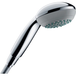 Hansgrohe Crometta 85 Vario Handbrause, Chrom, mit 2 Strahlarten und QuickClean Funktion.