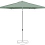 Suncomfort Marktschirm Green mit Neigungsfunktion für flexiblen Sonnenschutz.