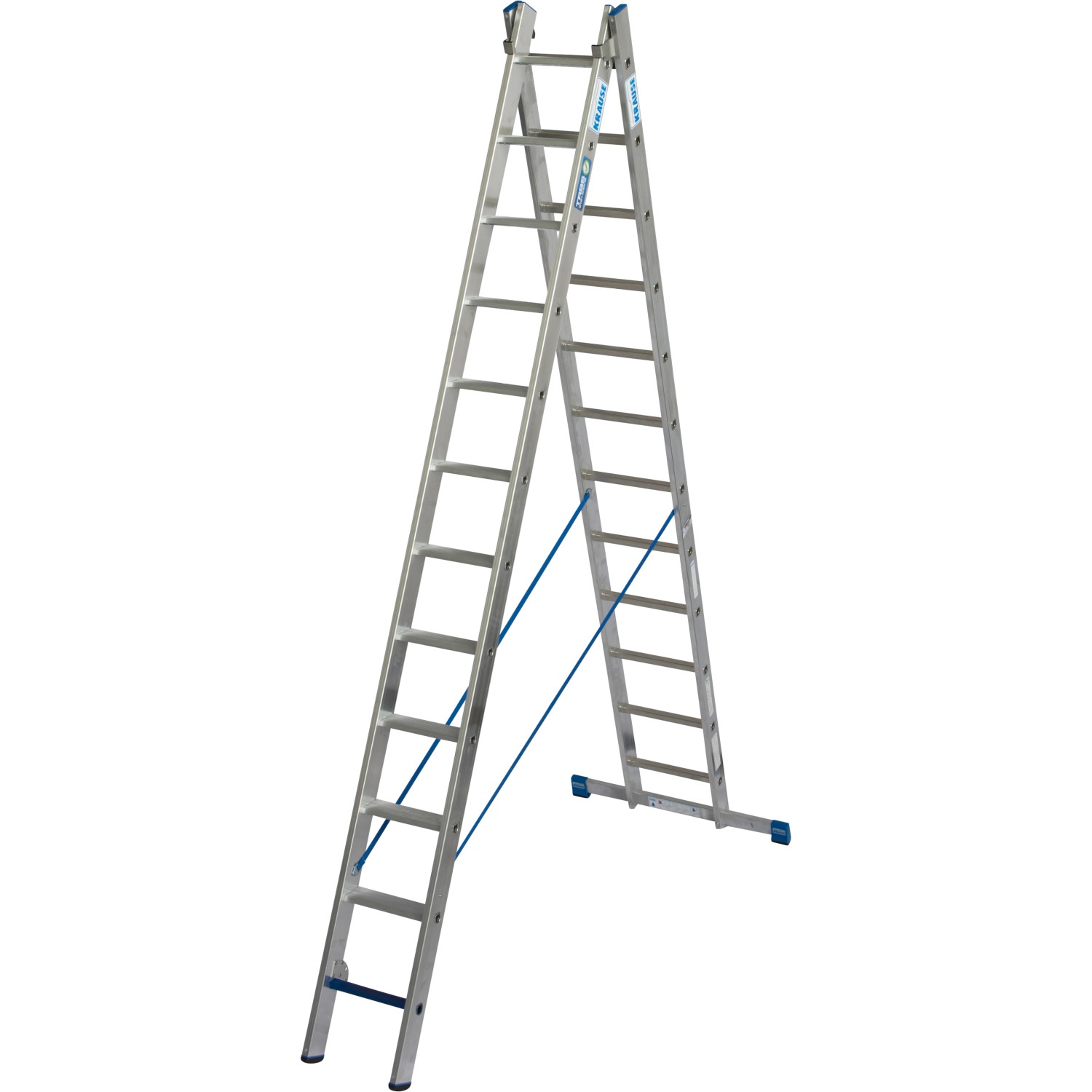 Thumbnail - Krause Mehrzweckleiter Stabilo +S 2 x 12 Sprossen/Stufen 570 cm x 97 cm x 255 cm