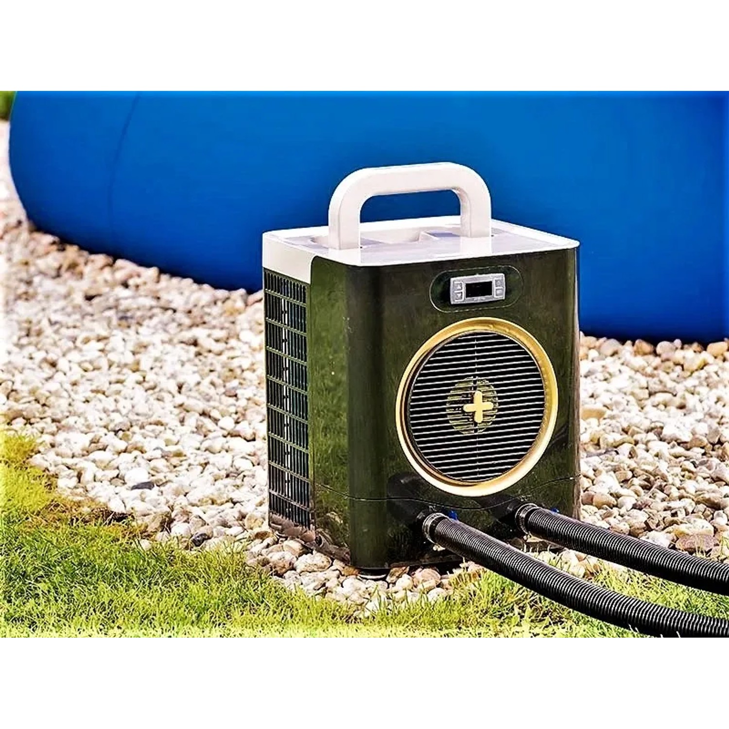 Azuro MINI-33 Pool Wärmepumpe 3,28kW für Pools bis 9m³ mit Toshiba Kompressor.
