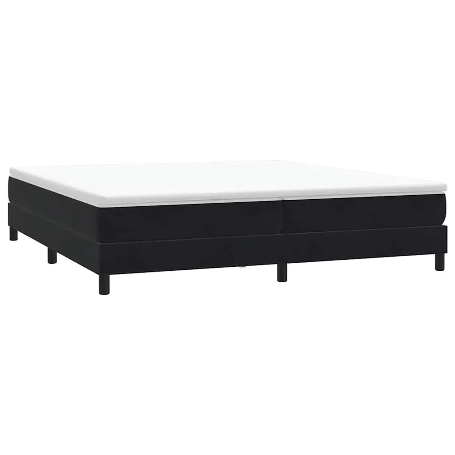 vidaXL Boxspringbett ohne Matratze Schwarz 200x210 cm Samt 3315845 günstig online kaufen