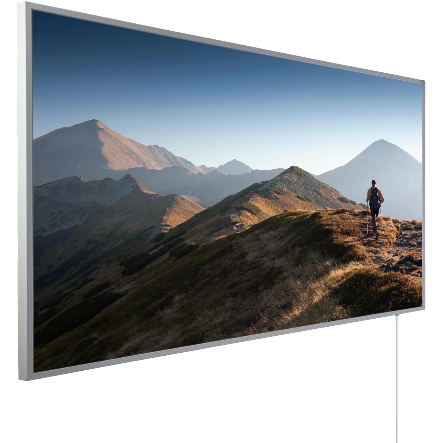 Könighaus Infrarotheizung Panorama-Serie 60 cm x 120 cm 1200 W Wandern