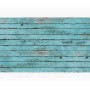 Küchenrückwandfolie Ernest Holz, selbstklebend, 280x60 cm, türkis-braune Holzoptik.