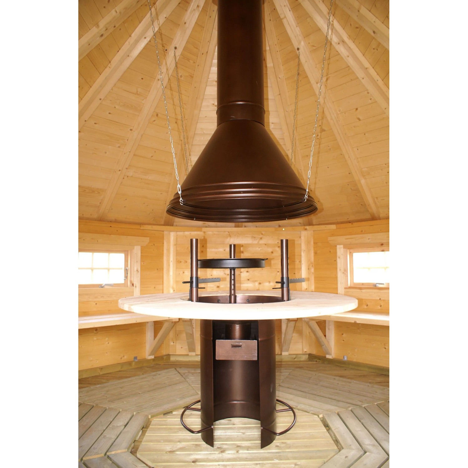 Palmako Grillkota Eva Grau tauchgrundiert BxT: 379 cm x 379 cm_8