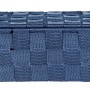 Wenko Aufbewahrungskorb Adria dunkelblau mit Deckel, Flechtoptik, 19x10x14 cm.