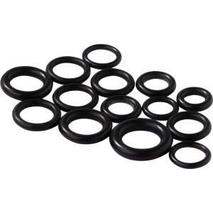 KÖRO O-Ringe Dichtungsset, 14-teilig für Hahnoberteile, zur Abdichtung im Innenbereich.
