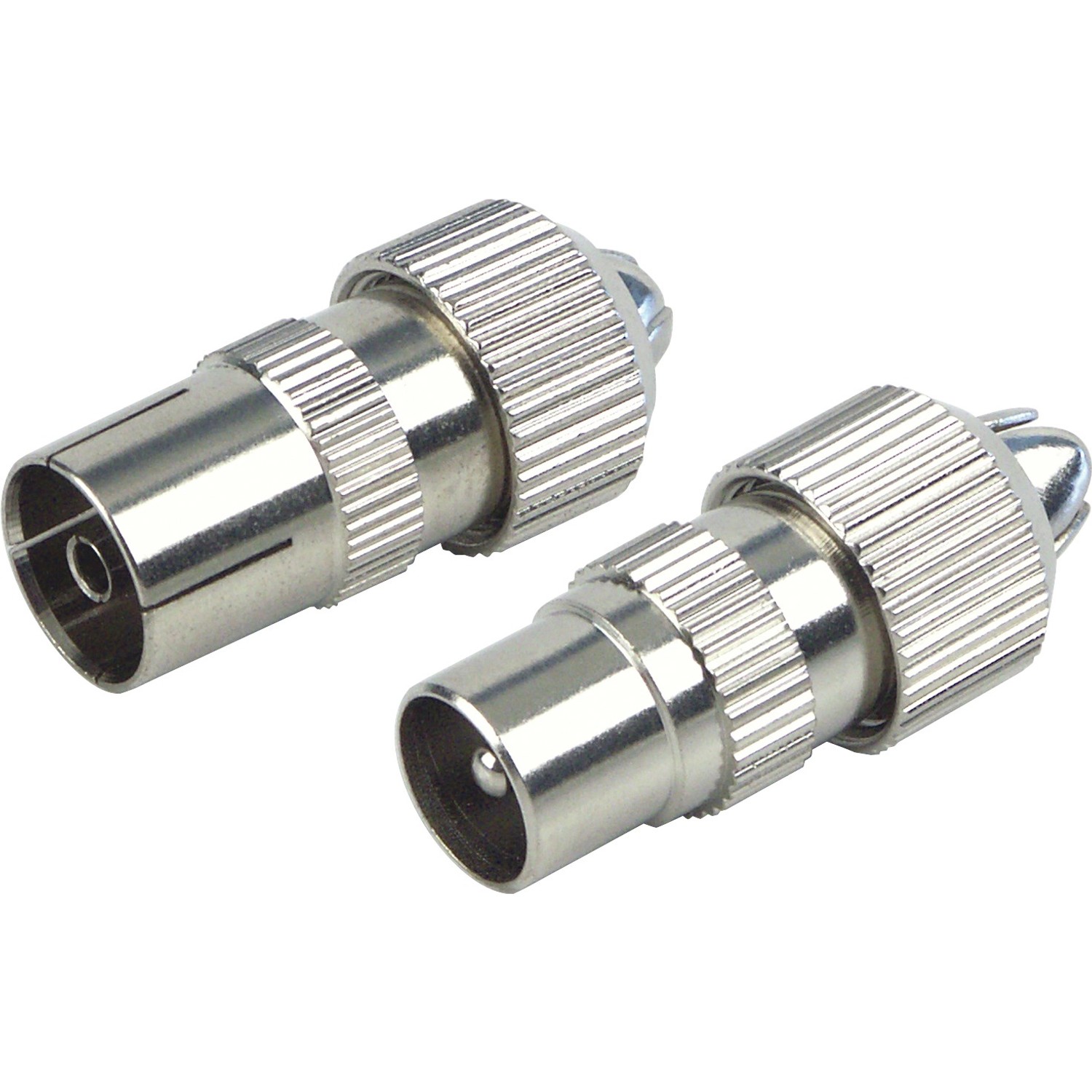 Schwaiger IEC Koaxial-Stecker und Koaxial-Buchsen Set für Antennensteckdose