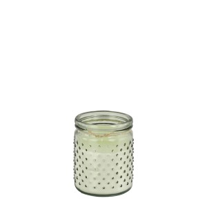 Bunte Mica Decorations Duftkerze Zitronelle im Glas, Ø 10cm, zur Mückenabwehr.
