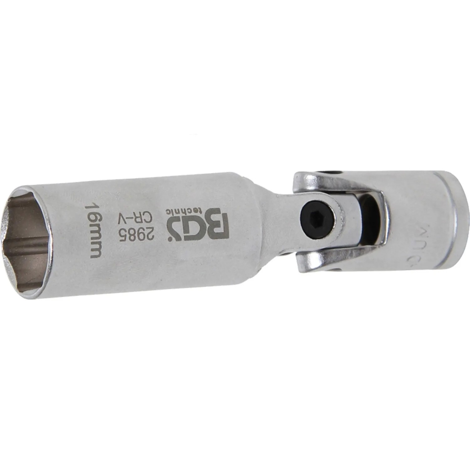 BGS Glühkerzen Gelenk Einsatz Sechskant Antrieb Innenvierkant 10 Mm  3 8 Zoll  SW 16 Mm 2985