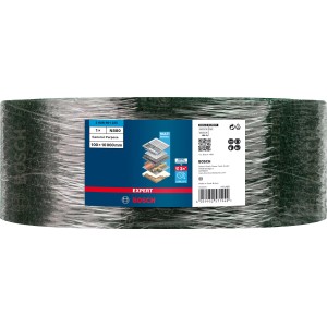 Bosch Expert N880 Vliesrolle, 100mm x 10m, für feine Schleifarbeiten und Oberflächenbearbeitung.