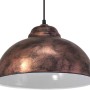 Eglo Pendelleuchte Truro2, kupferfarben antik, Stahl, für E27 Leuchtmittel, Vintage-Look.