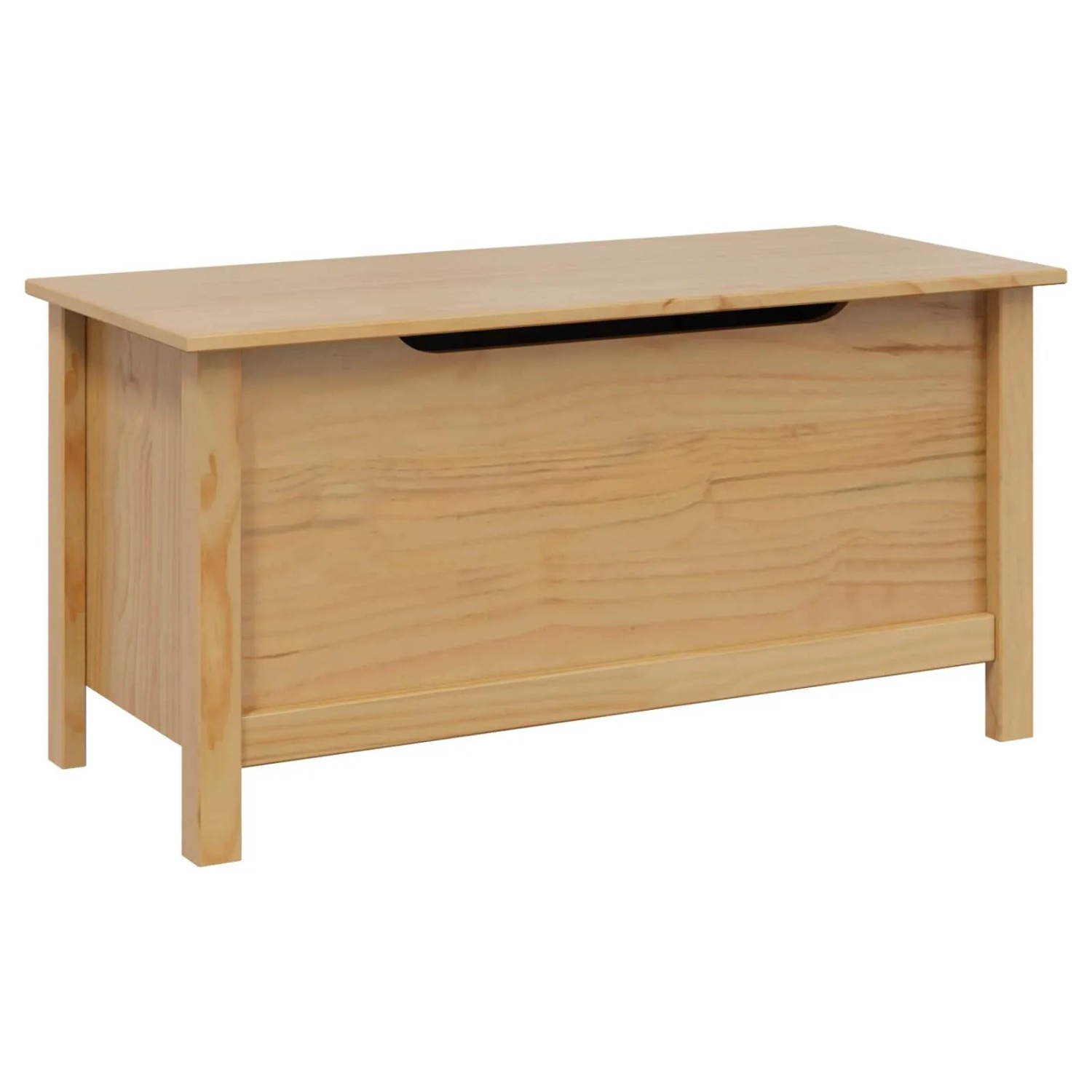 vidaXL Aufbewahrungsbox mit Speicher Hill Honigbraun 90 x 40 x 45 cm 42025031