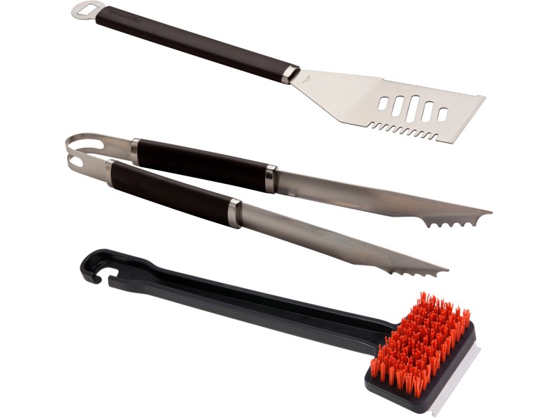 Grillschaber-Set – 2 Edelstahl-Schaber Mit Rutschfestem Griff, Für Grillreinigung & Küche