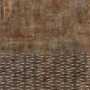 Rasch Digitaltapete Factory IV: Beton- und Rostbraun-Optik mit 3D-Rautenmuster, 3 m x 4 m.