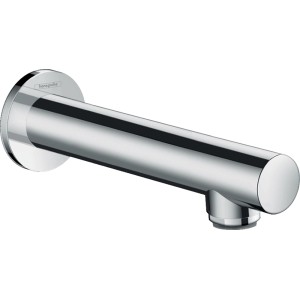 Hansgrohe Talis S Wanneneinlauf in Chrom, Wandmontage.