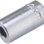 LUX Bitadapter 6,3 mm (1/4) Comfort aus verchromtem Stahl für Schraubenschlüssel und Abzieher.
