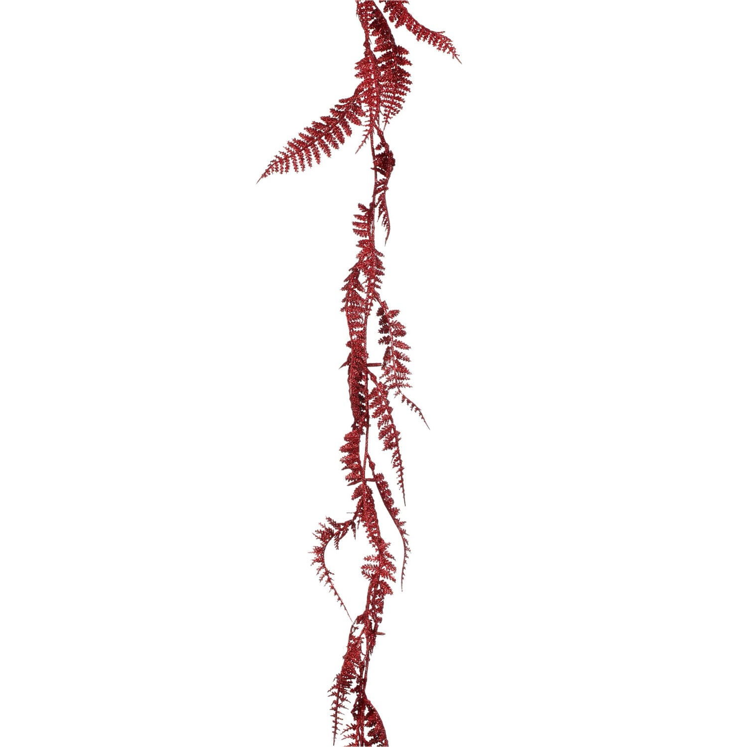 Mica Decorations Girlande Blättern 180 cm Rot günstig online kaufen