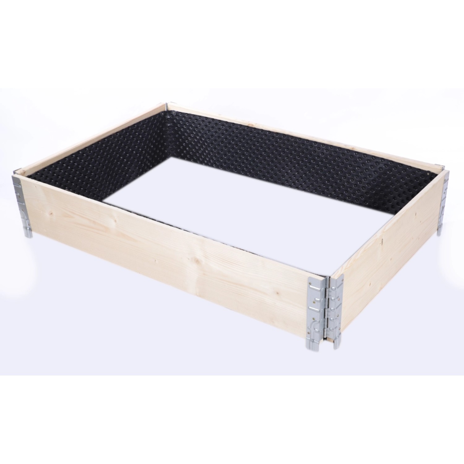 PROREGAL Hochbeetkisten GuardBox 20x120x80cm  inkl. Luftfolie Natur günstig online kaufen