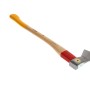 Ochsenkopf Forstaxt Universal Gold, 1,25 kg, mit Hickory-Stiel und Stahl-Stielschutzhülse.