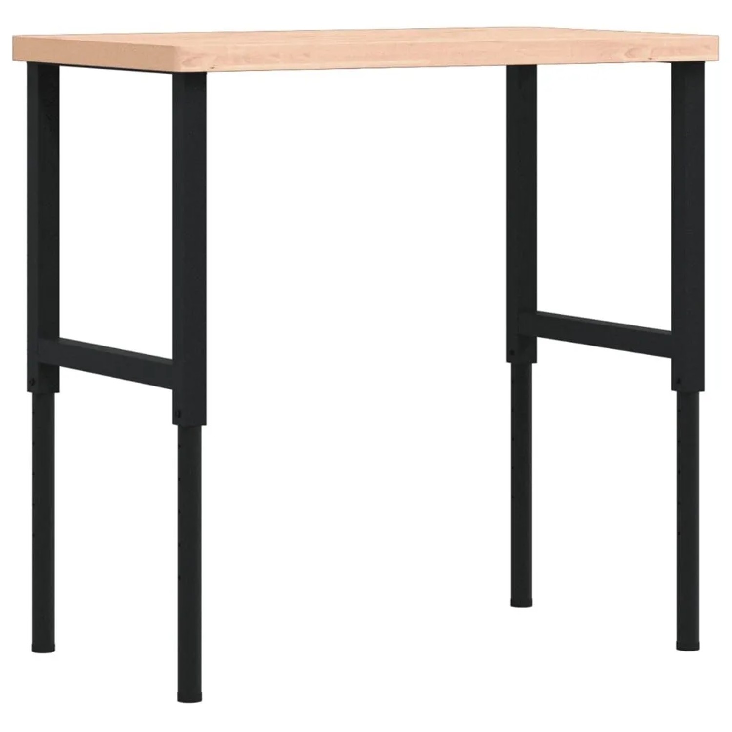 vidaXL Werkbank 100x60x73-99,5 cm Massivholz Buche Rechteckig 3309683