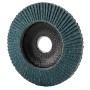 STAHLWERK Fächerscheibe P40, 125 mm, 10er Set für Schleifer. Lamellenscheibe für saubere Schleifergebnisse.